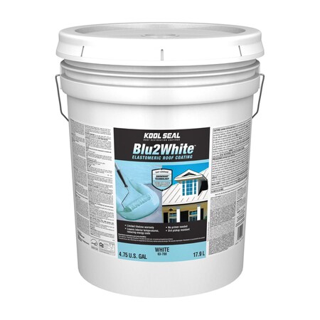 Kst Coatings Kool Seal Blu2White White Acrylic Roof Coating 5 gal KS0063700-20